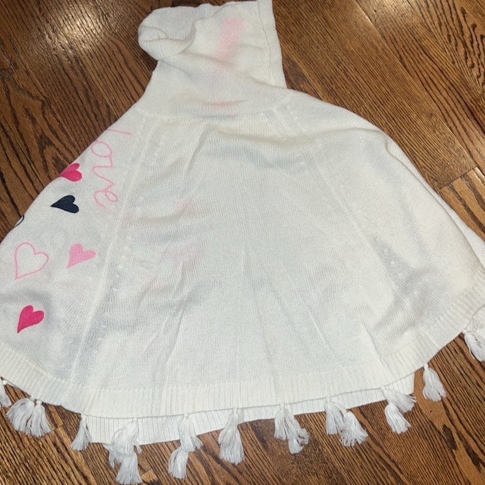 Lilly Pulitzer Kip Wrap Poncho Coconut Love Toss small/medium - Picture 9 of 10